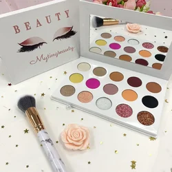 Custom Eyeshadow Palette Professional Matte Eyeshadow Makeup 15 Color Cheap Price high pigmented Eyeshadow Palette Wholesale