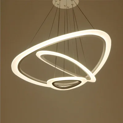 Fashion Creative Circle Personality Nordic Style Modern Led Chandelier Light
