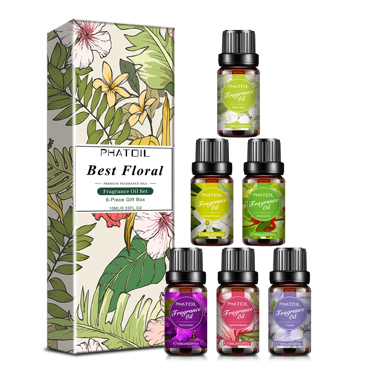 Fast delivery Wholesale Massage Botany Essential Oil for slimming weight loss Oil best floral theme set for cosmetic