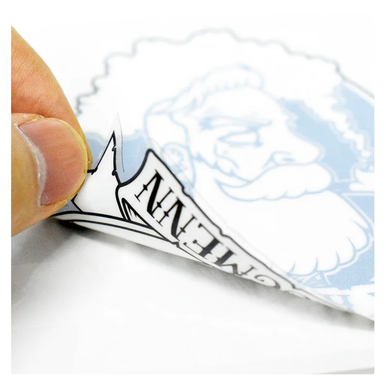 Custom Printed Clear PVC Sticker, Window Cling Decal, Custom Window Sticker