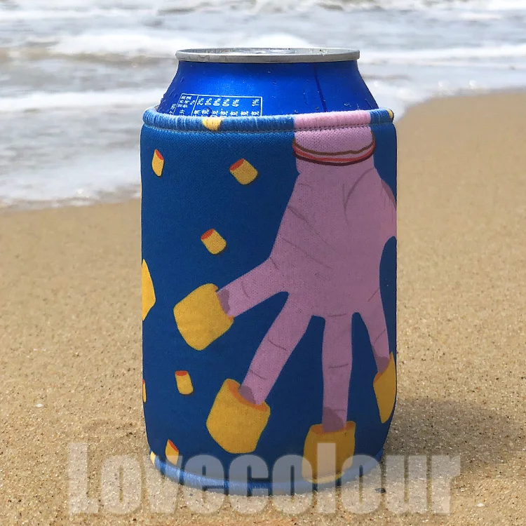 Custom strange new gift wedding party can cooler Insulated Beer Bottle Neoprene stubby holder beer coozies