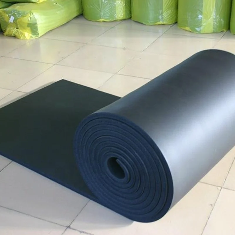 PVC/NBR Silicone Foam Sheet Rubber Rolls Heat Insulation 20mm Thick Roll Sound Proofing
