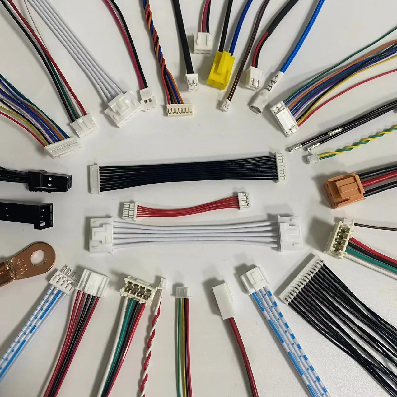 oem odm custom jst 2 3 4 5 6 7 8 9 10 11 12 13 pin male female connector zh 1.5mm pitch wire cable assembly wiring harness