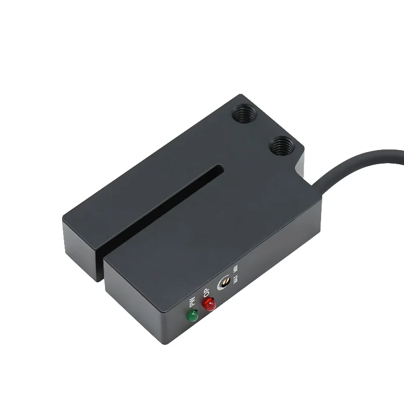 4-wires PNP Label Detection Photoelectric Fork Label Sensor for package machine