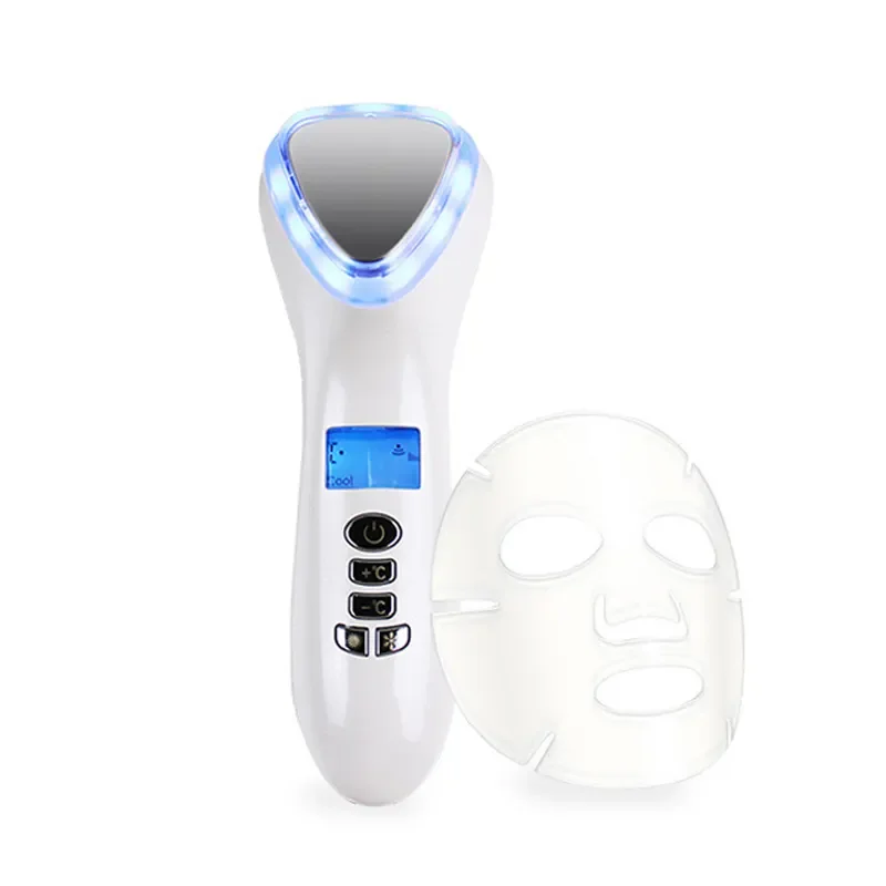 Cavitation Cryotherapy Machine LED Hot Cold Hammer face lifting Vibration Massager Anti Aging Skin Tightening Beauty Instrument