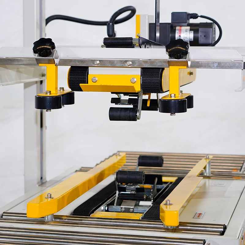 YUPACK FXJ-6050 standard tape  automatic box case carton sealer with top and bottom drive