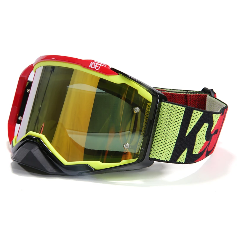 The orange new classic outdoor cross-country motorcycle riding high-definition lens eyeglasses TPU frame motorbike goggles