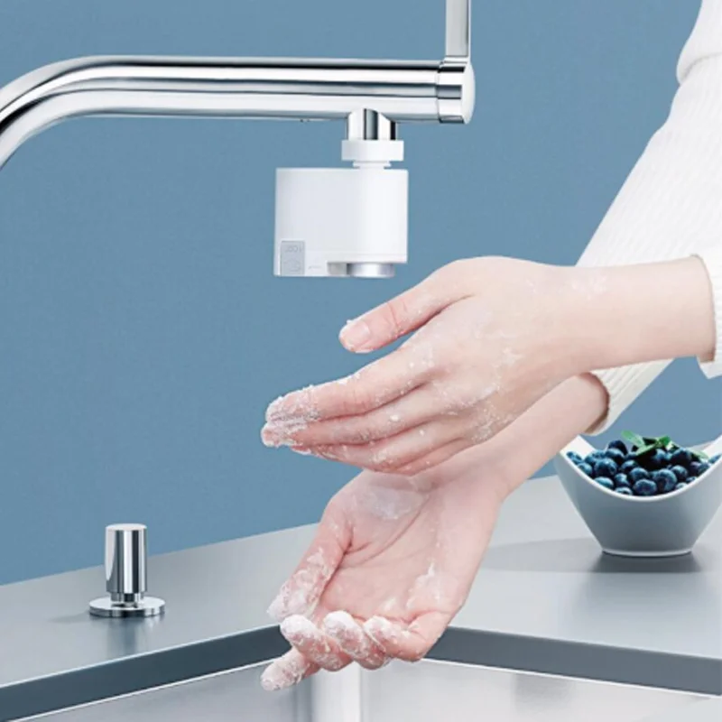 
Xiaomi Smart Sensor Faucet Infrared Sensor Automatic Water Saver Tap Anti-overflow Kitchen Bathroom Inductive Faucet 