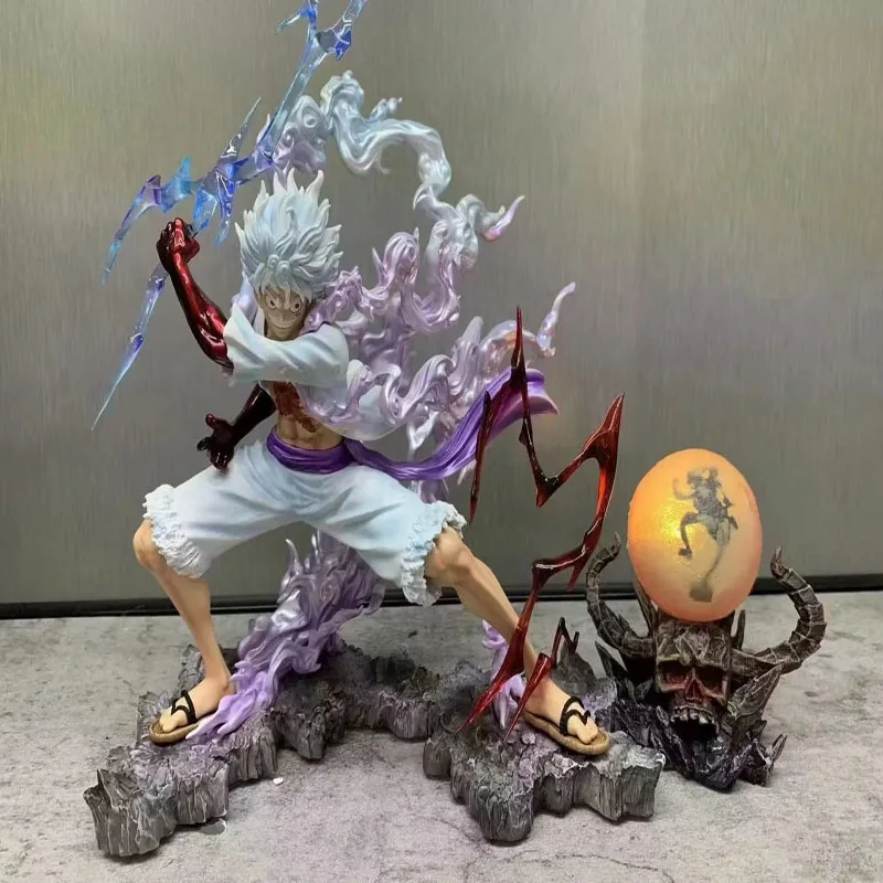 Wholesale High Quality OEM Pvc Plastic toys Model Figure Luffy gear 5 sun god Nika Gear 5 Figure Luffy Joy boy figure