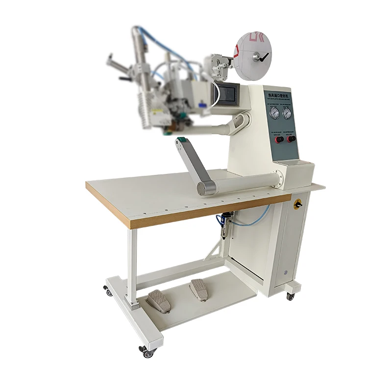 Фиксированная длина резки горячего воздуха нейлоновая эластичная машина для запечатывания ленты обуви и уличной куртки