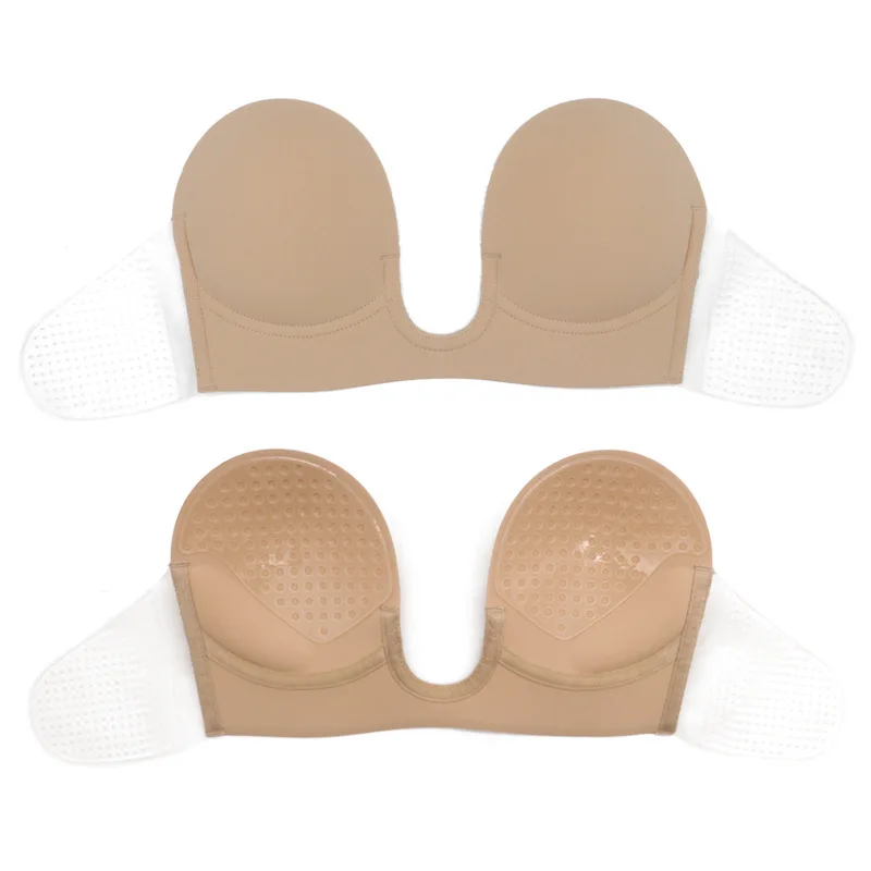 
Shaperisfree Fabric Double Invisible Adhesive Bra Push Up Bra Adhesive Glue Stick Push up Silicone bra for women 