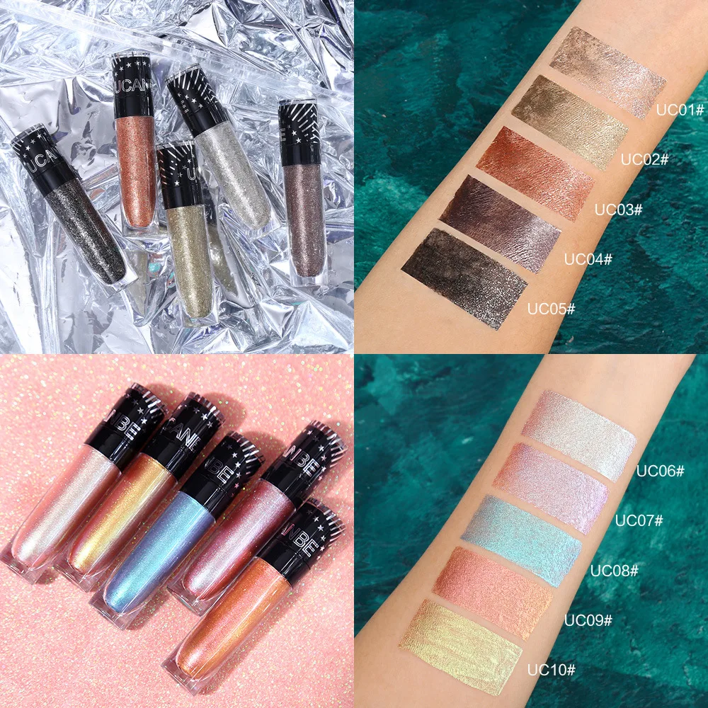 UCANBE bright eye shadow set pearlescent liquid eye shadow
