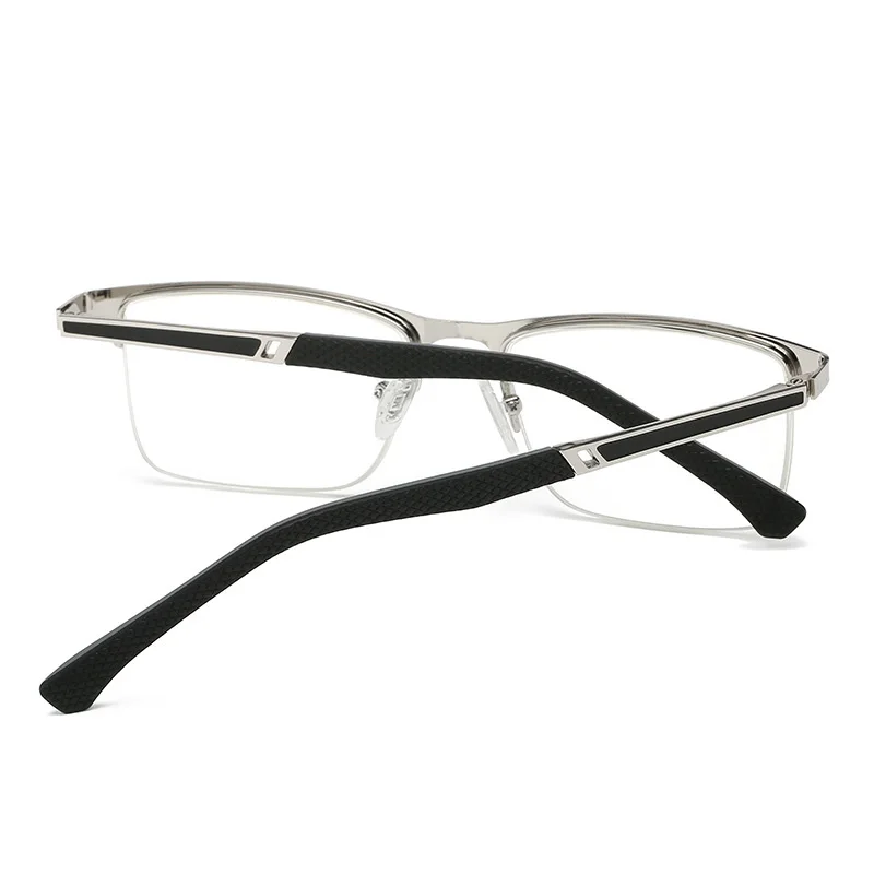 Classic Metal Rectangle Frame Presbyopia Glasses Anti Blue Light Reading Glasses for Women Men