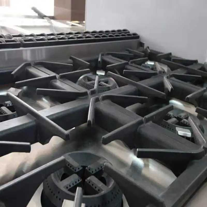  Профессиональная газовая плита из нержавеющей стали с 6