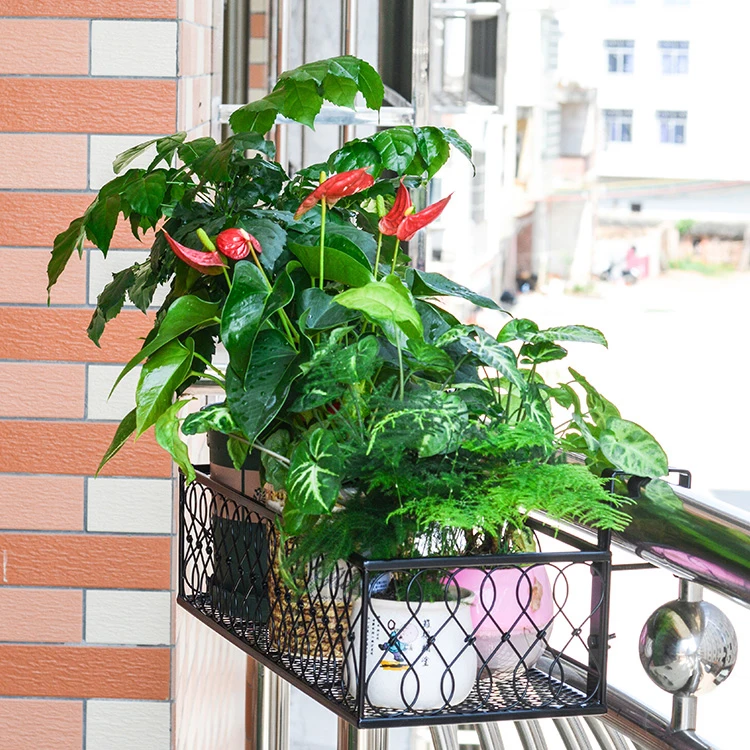 
Balcony flower frame hangs windowsill single originality Europe type flower frame 