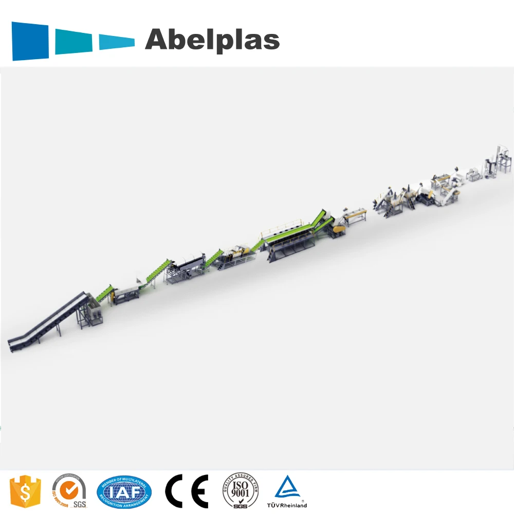 Cheap price PP PE HDPE LDPE waste film small plastic recycling machine