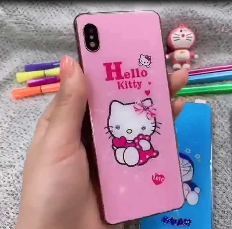 2022 A88 GSM quad band dual sim cartoon designs hello kitty bar mobile mini card phone for kids gifts