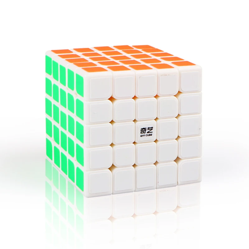 Qiyi Qizheng Magic Cube 5x5 Sticker Cube 5x5x5 Cubo Magico Cubic Anti-stress 5 By 5 Puzzle Game Plastic Cube Toys For Children