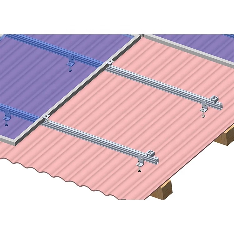 L Feet Kit Metal Roof Top Solar Mounting Brackets System Solar Panel Roof Rack Mounts