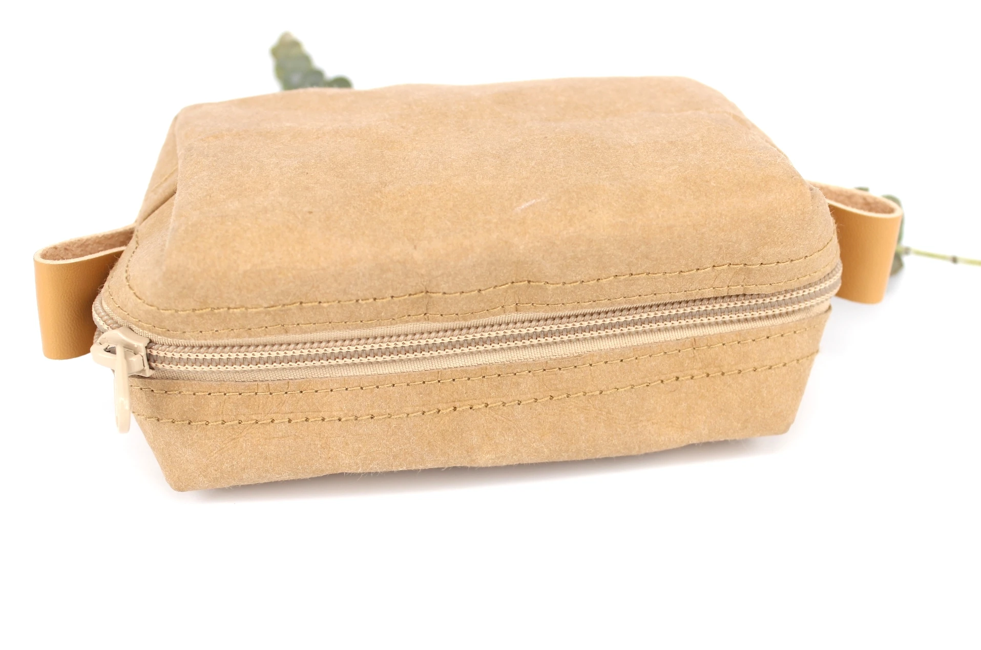 Индивидуальная Экологически чистая перерабатываемая моющаяся косметичка из крафт-бумаги