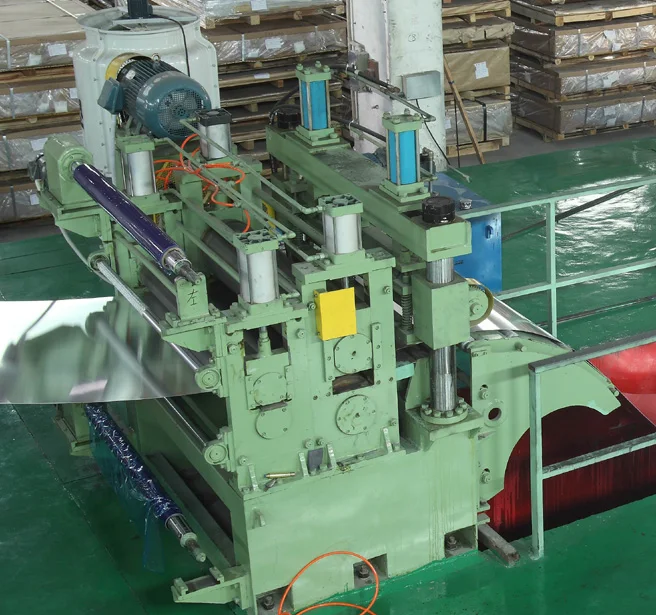 Twin slitting heads full automatic stainless steel slitting line 0.5~3.0mm*1400mm