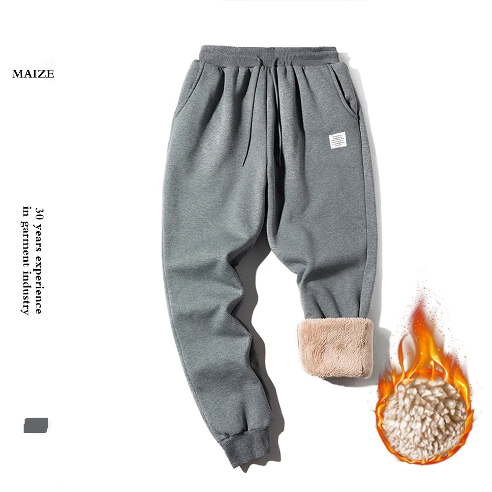 Casual Wool Pant Jogging Sport Harem Pants 2023 Latest Outdoor for Men Sweatpants Custom Labels Are Acceptable for Winter Fleece