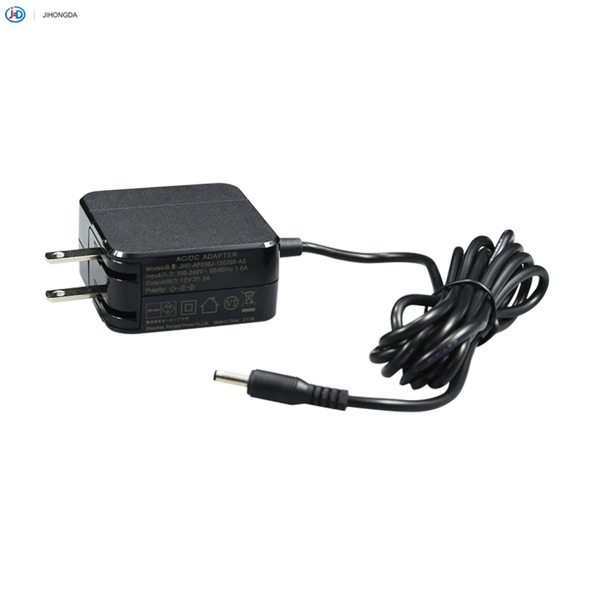 Factory direct sales pse 12v 2a laptop adapter JHD-AP030J-120200-AS DC connector 35135