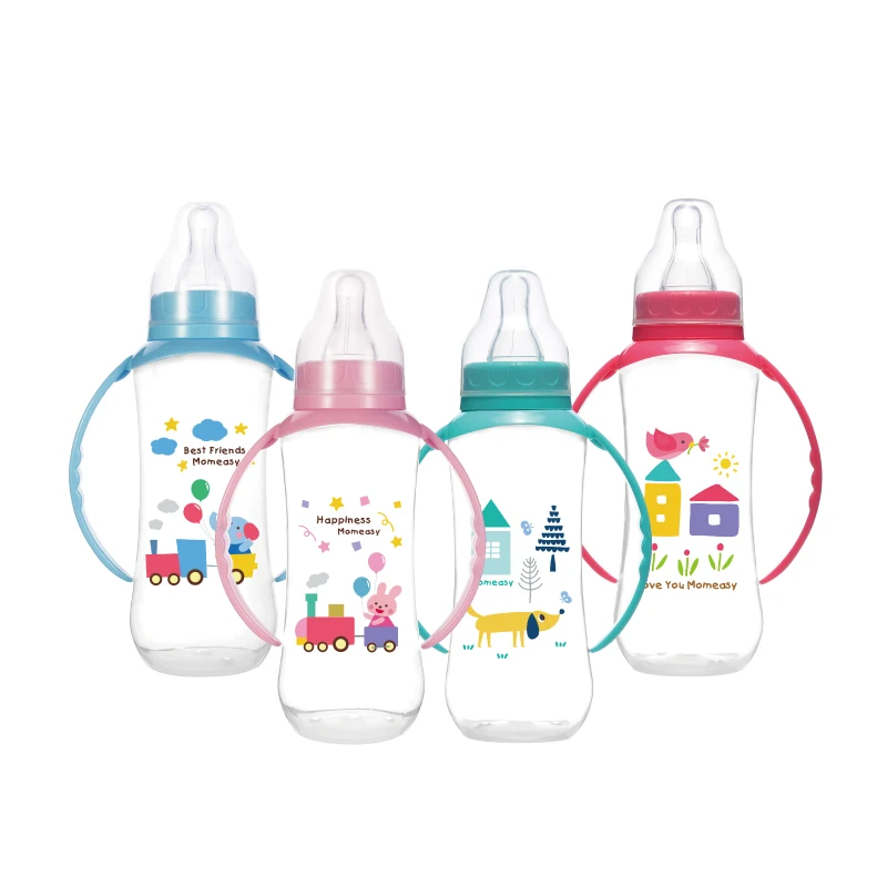 
MOQ One Carton Factory Directly Supply BPA Free Cheap Baby 240ml/8oz Standard PP Feeding Bottle 