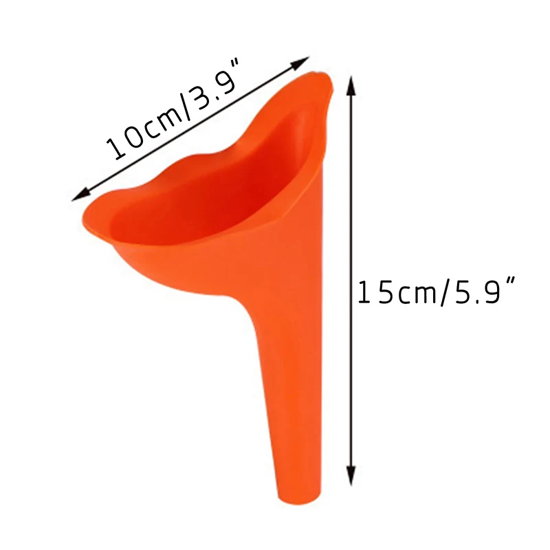 Field Emergency New Design Women Urinal Outdoor Travel Camping Portable Female Urinal Soft Silicone Urination Device Stand Up