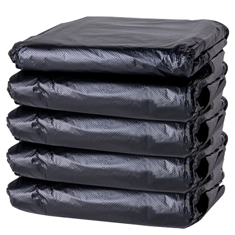 50 pieces Large garbage bags Commercial property sanitation garbage bag thickened office hotel disposable plastic bags 45*45cm