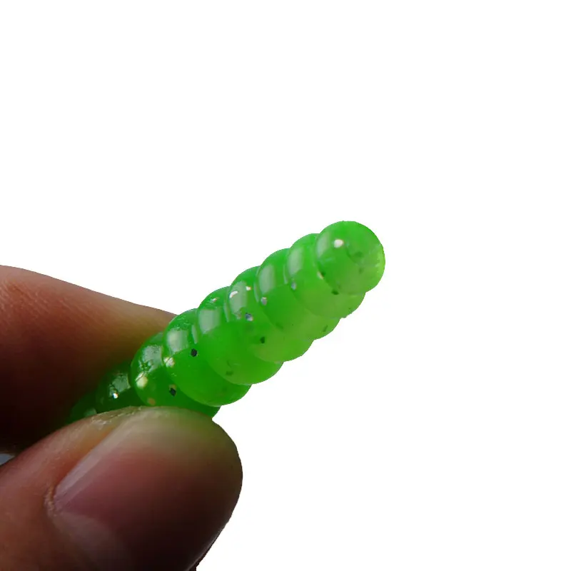 Worm Soft Plastic Bait Kit Worms Fishing Lures O-Rings and Wacky Rig Tool Fishing Worms for Bass Lures Fishing Tools