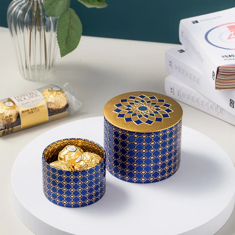 Custom printed 3oz 4oz 8 oz seamless metal candles tin containers empty travel tin jars matte black candle tins can