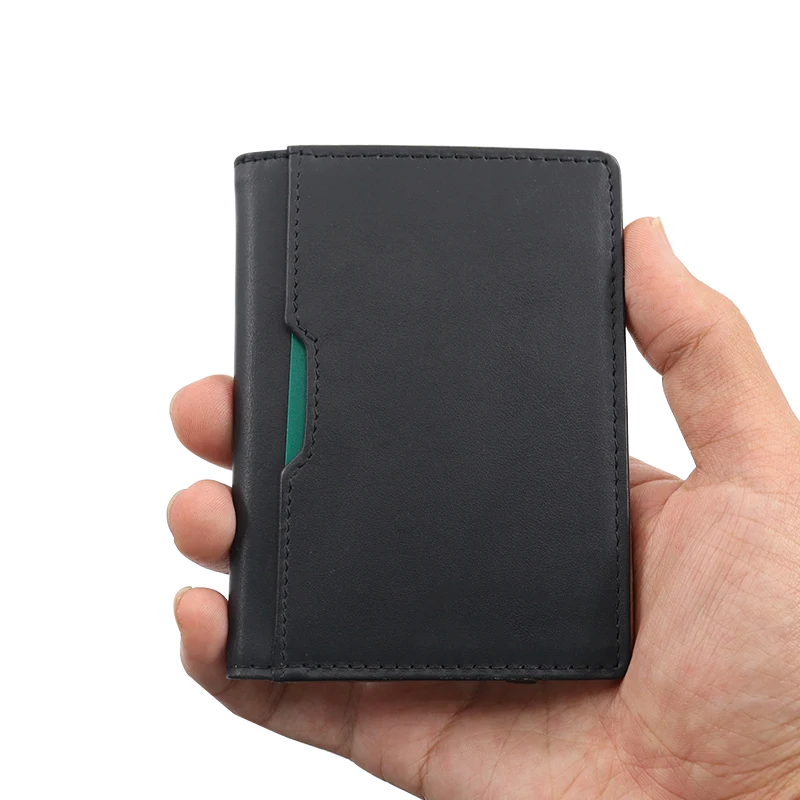 Luxury Bifold Wallet Slim Rfid Card Holder Leather Men Wallet Credit Card Holder