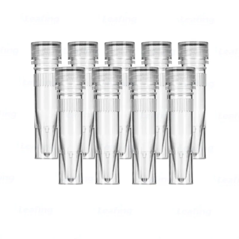 Lab equipment medical science Cryovial Tube sterile transparent 1.5ml vial cryogenic vials