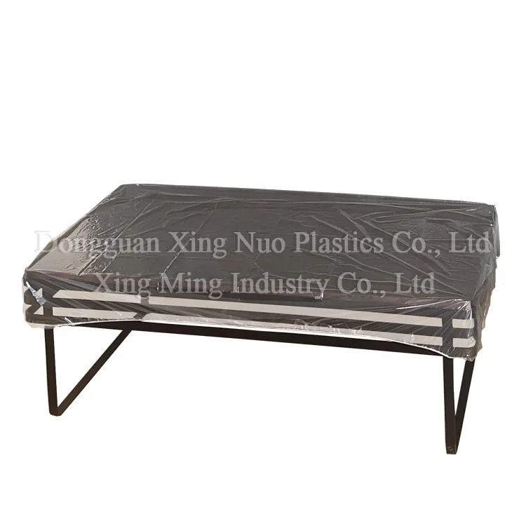 PE Plastic Chair Cover Furniture Cover with Elastic Band Rubber Band