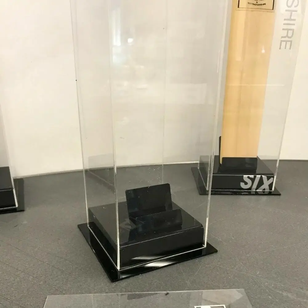 VONVIK Custom Made Acrylic Display Case For Swords Cricket Bat Display Case