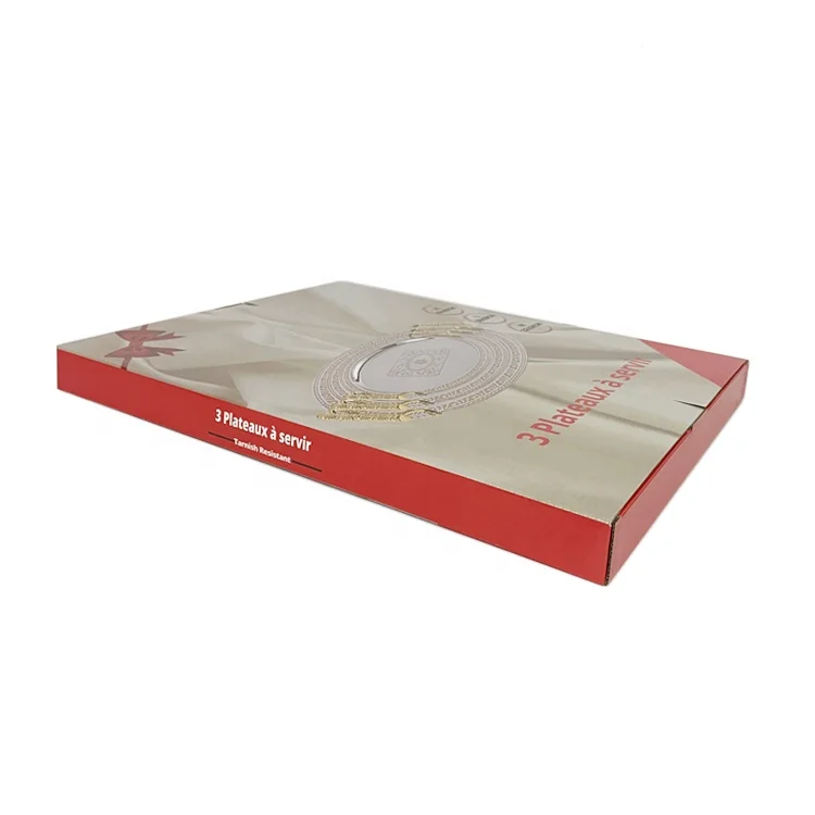 2024 Ramada Oval 3pcs Stainless Steel Metal Plateau Tray Set Tea Serving Arabic Middle East Mirror Gold Trays Set