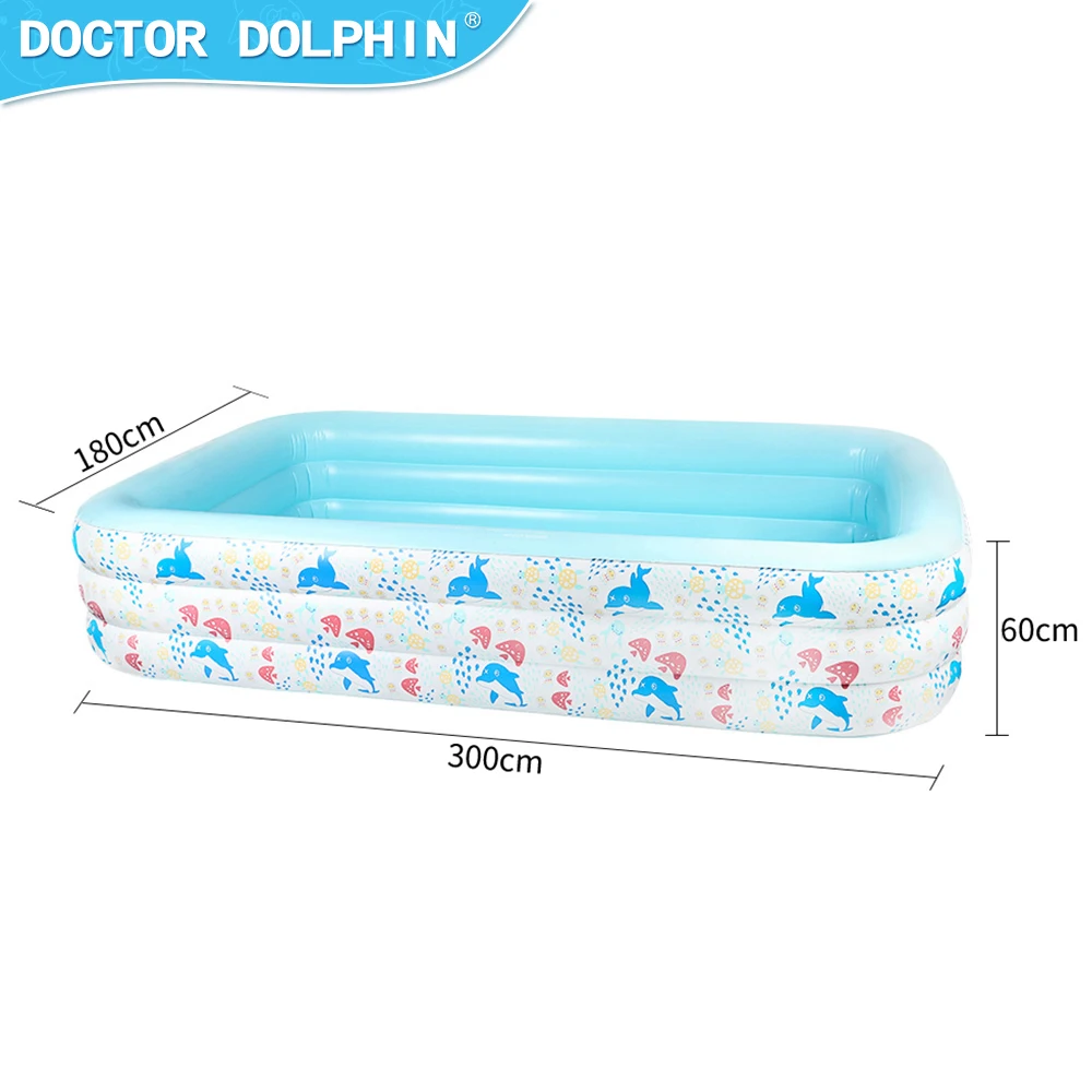 doctor dolphin high quality kid baby water inflatable children swimming pool