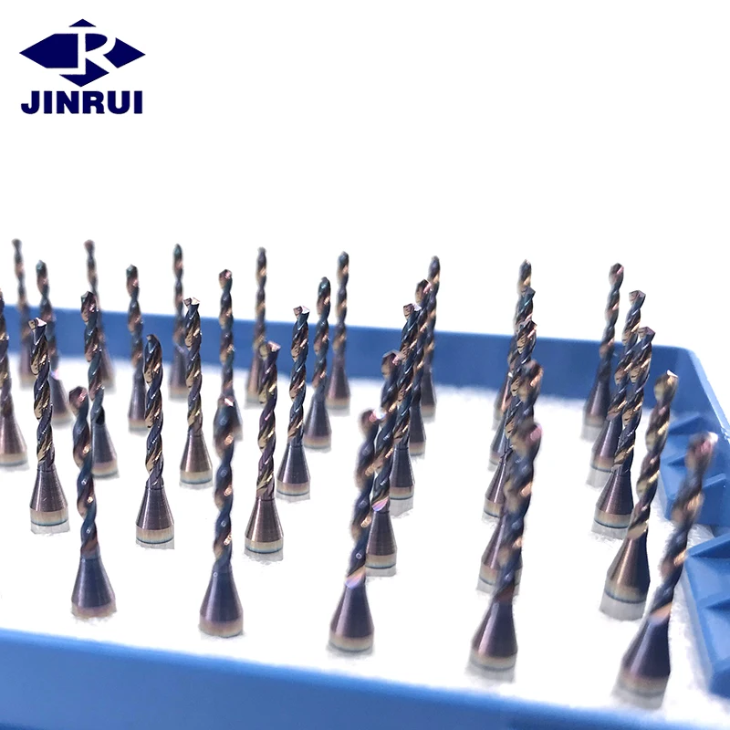 JR129 CNC режущий инструмент оптом изготовленный на заказ центр 0 1 мм-1 мм Твист Карбид Микро сверло для печатной платы акрил