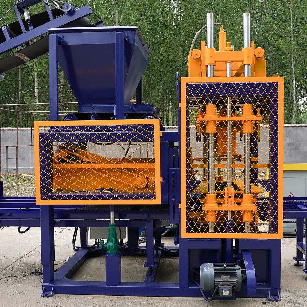 QT5-15 Full Automatic Block Making Machine For Produce Lego Concrete Brick On Sale In Bangladesh