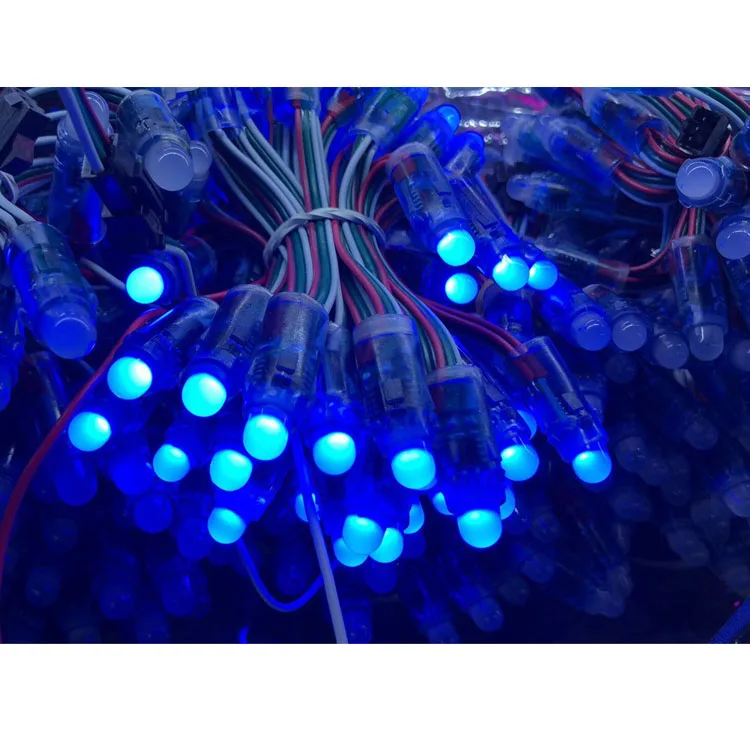 Waterproof IP68 5V 12V 9mm 12mm WS2811 1903 IC RGB color changing pixel string lights addressable led pixel light