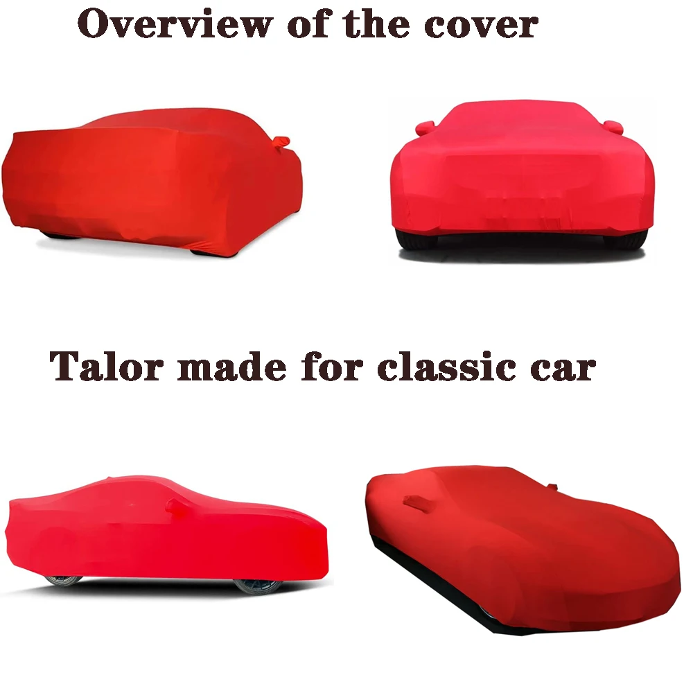 Stretch Car Cover Anti-scratches Washable High Elastic Super Soft Customized Velvet Car Cover Indoor For Garage.