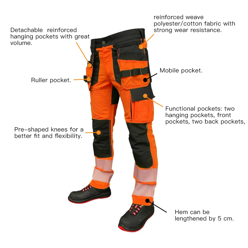 Wholesale Construction Workwear Overalls Work Clothes Pants Men