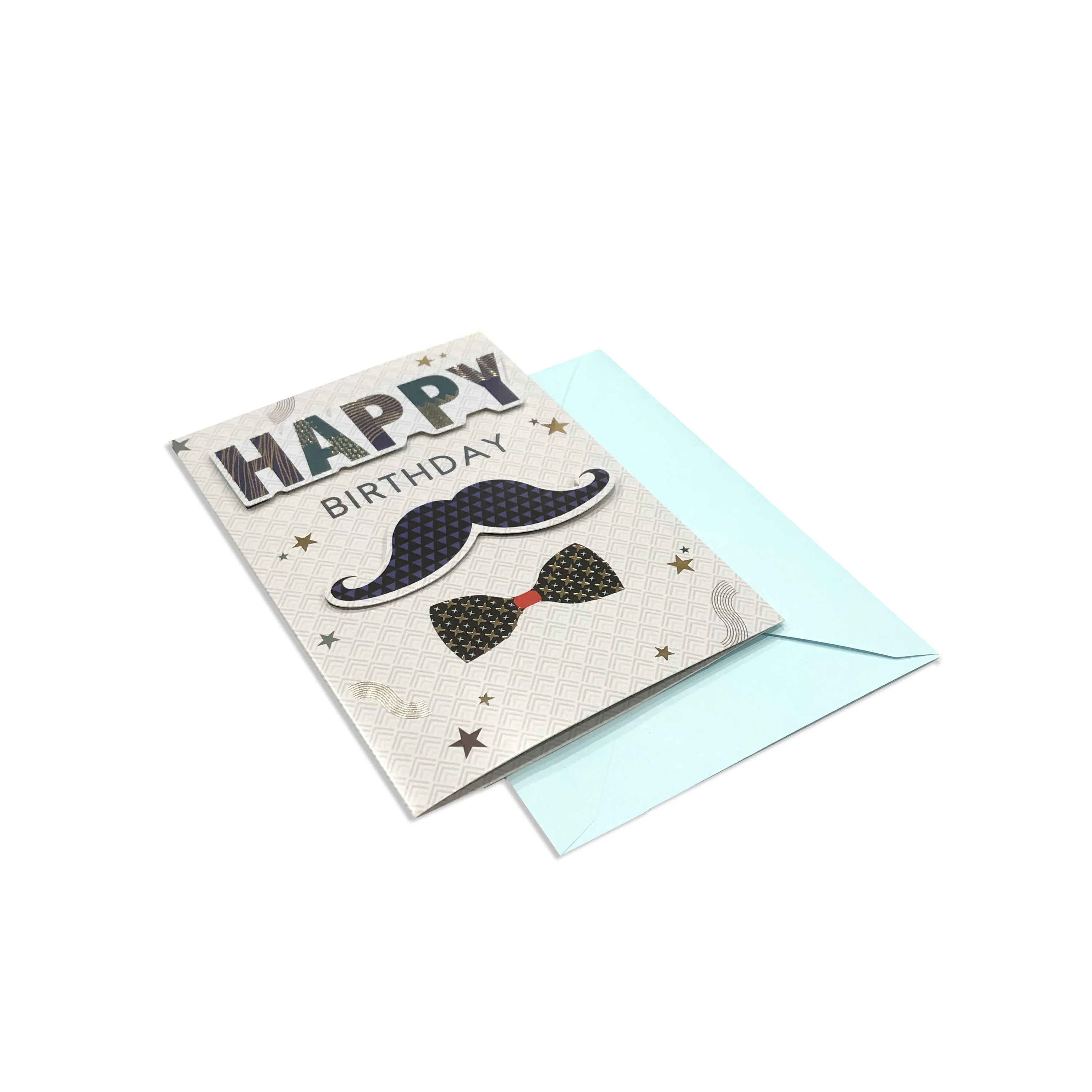 Handmade greeting card birthday design custom printing birthday cards for men