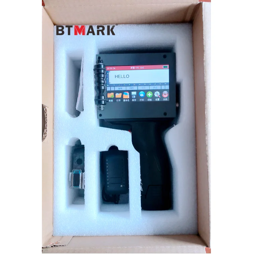  BTMARK Hand Held Carton Box logo Bar Code Ink Jet Printer Machine Large Character Handheld ebs Handjet Thermal