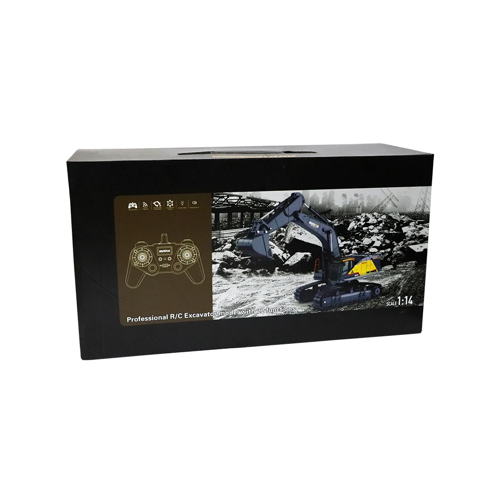 Huina 1:14 Professinal RC Excavator Model With 22 Functions RC Engineering RC Truck Toys Gifts