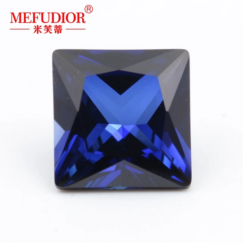 3*3/4*4/5*5/6*6/7*7/8*8/9*9/10*10 mm Square Cut Sapphire / 34# Corundum Sapphire