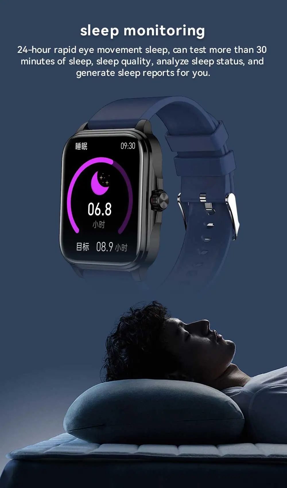 2024 Remote Monitoring Smartwatch PPG+ECG Heart Rate Monitor Medical Grade Level Smart Watch With PPG ECG