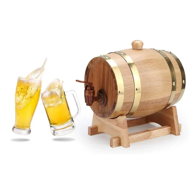 Oak Aging Barrel Charred Oak Bourbon Whiskey Barrels The Home Decor Oak Aging Barrel with Wood Stand