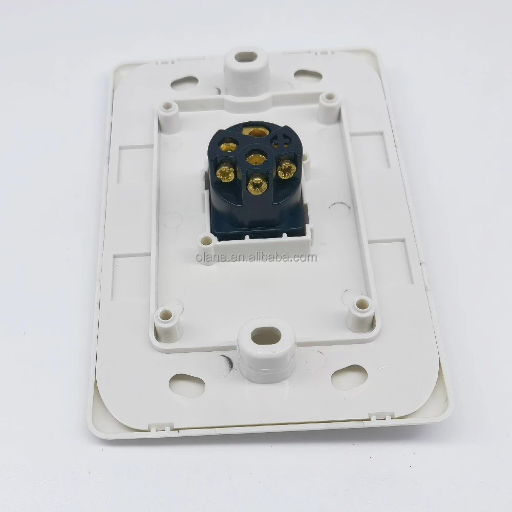 Button Slimline Switch Size 117mm*75mm*4.3mm 3 Gang Wall light Switch